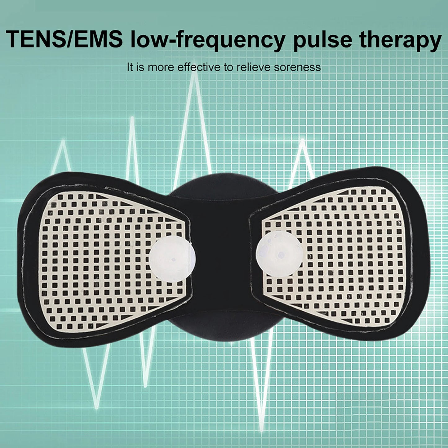 Mini Electric Neck Massager – 8 Modes EMS Therapy