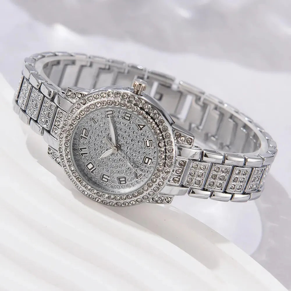 Elegant Crystal Watch Set – 6PCS