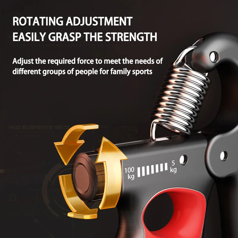 Hand Strength Exercise Tool – Adjustable Resistance Bands