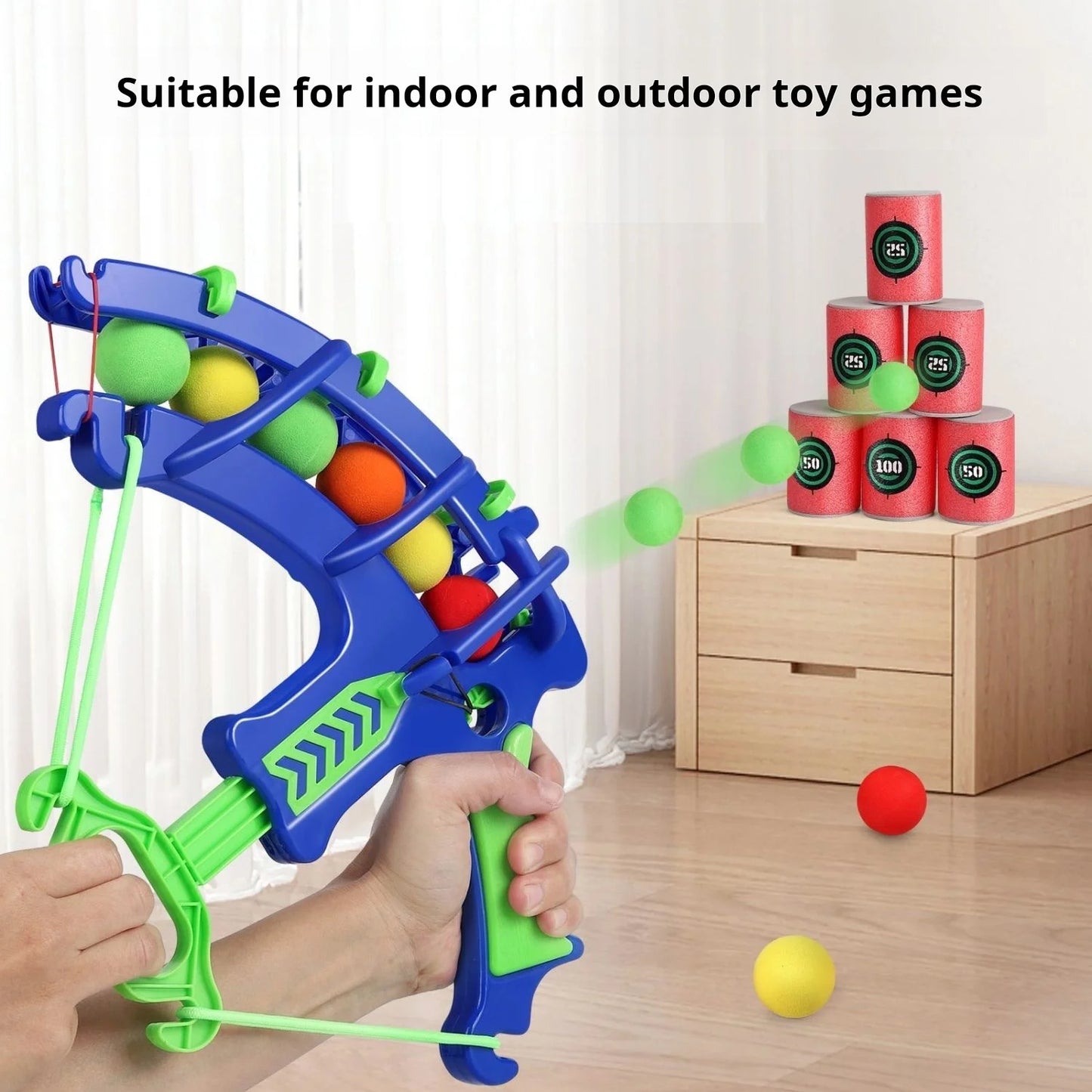 Montessori Sticky Ball Dartboard – Outdoor Target Game for Kids