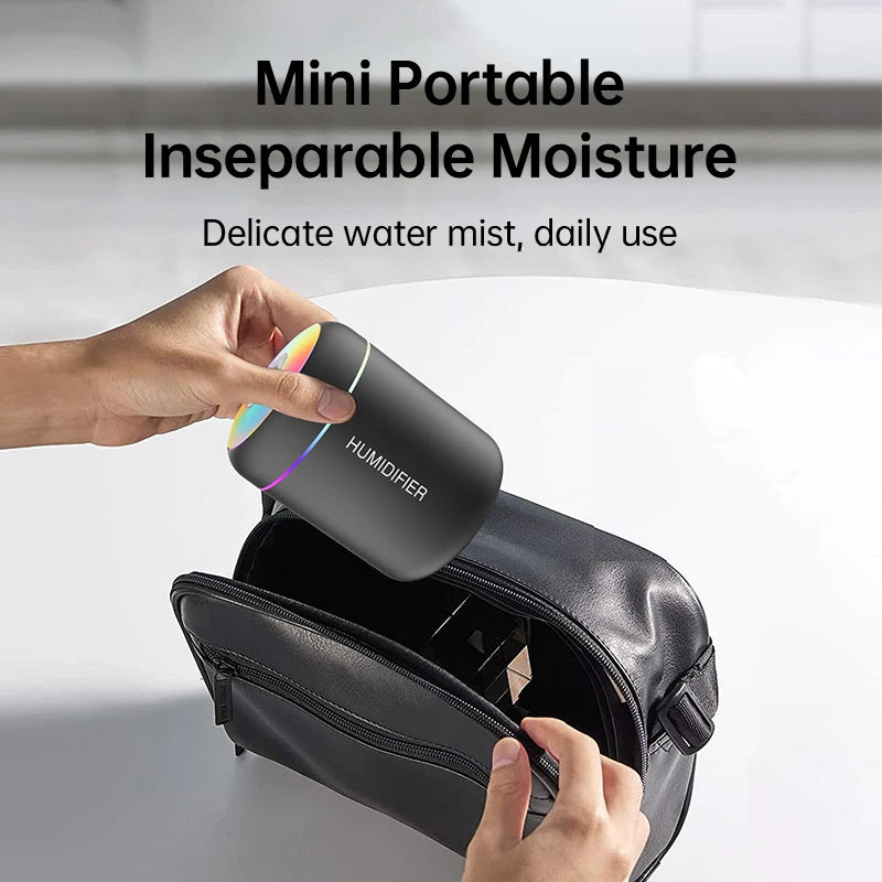 Mini USB Humidifier & Essential Oil Diffuser – For Bedroom
