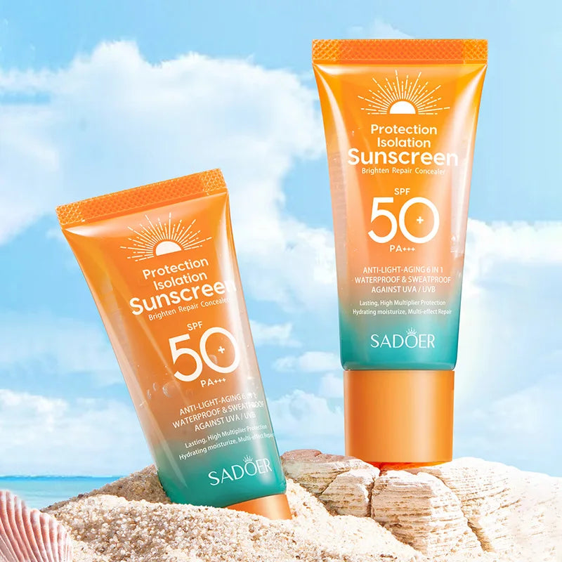 SPF 50+ Face Sunscreen – Dual Tube, PA+++ UV Protection & Skincare