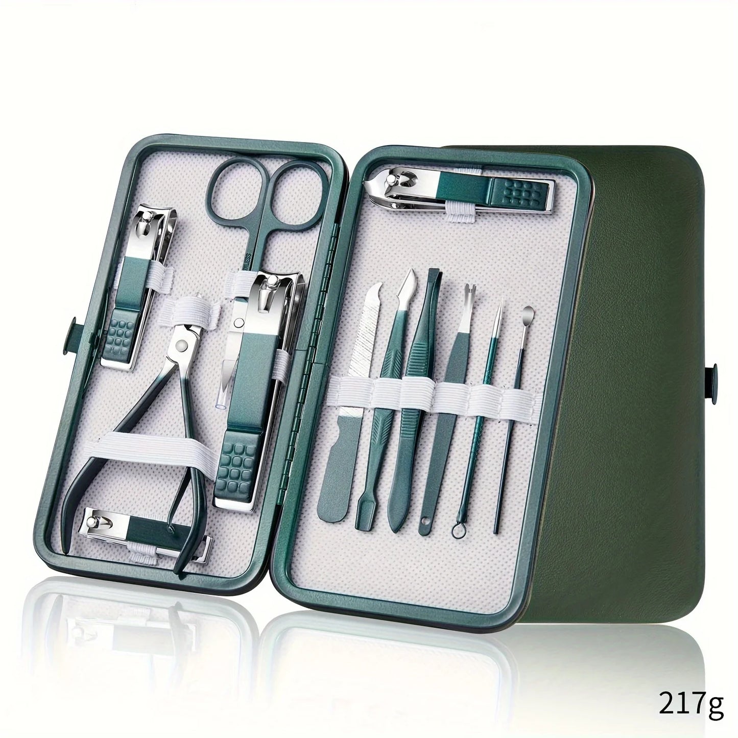 7/10/12/18-Piece Manicure & Pedicure Kit with Travel Case
