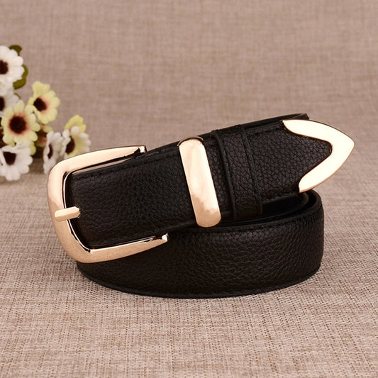 Fashion Leather Belt for Women – Perfect for Dresses & Jeans