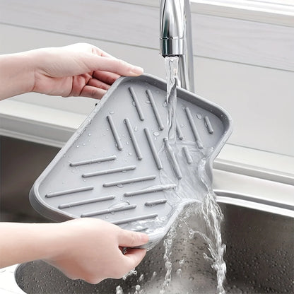 Silicone Sink Tray – Drain & Organize with Ease