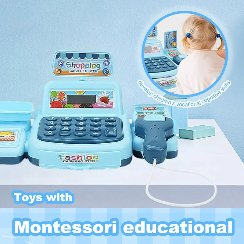 Electronic Shopping Cash Register Toy for Children