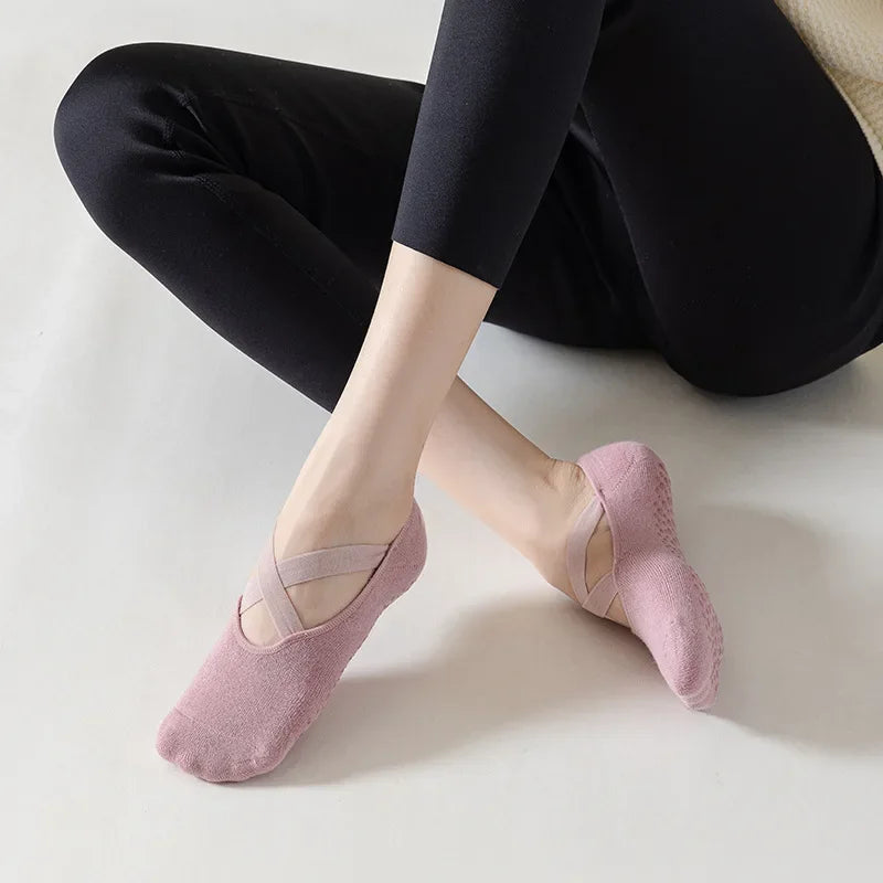 Pro Yoga Socks with Silicone Grip – Non-Slip & Comfy Fit
