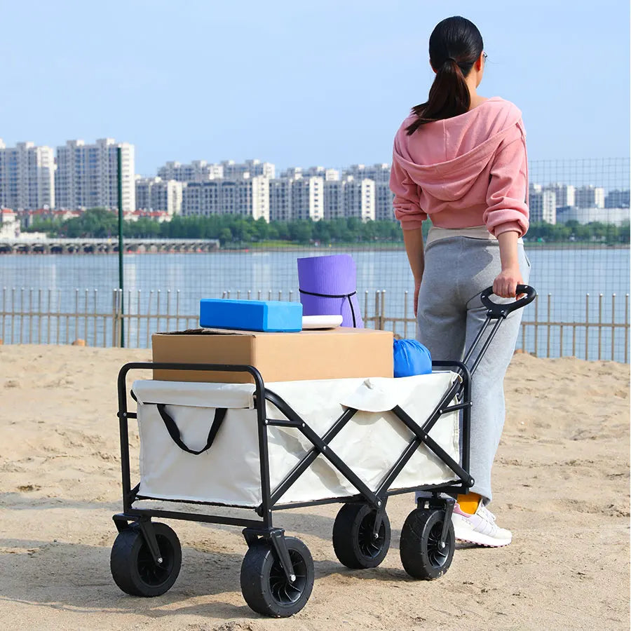 Heavy-Duty Folding Wagon – Beach, Garden & Camping Ready