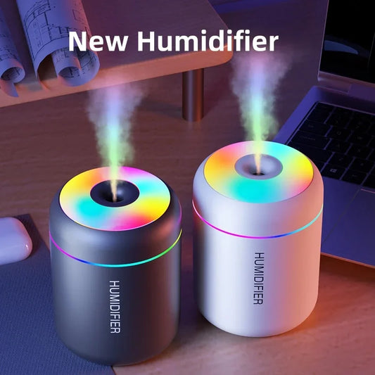 Mini USB Humidifier & Essential Oil Diffuser – For Bedroom