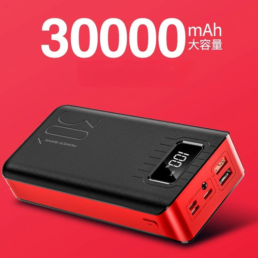 LED Fast Charger – 30000mAh External Battery Pack