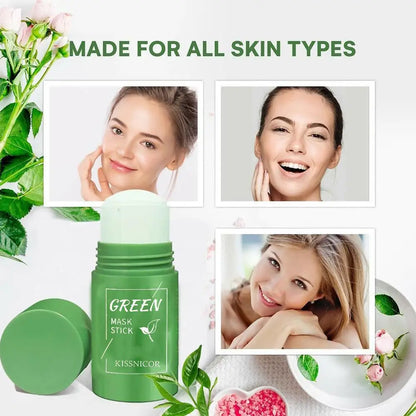 Green Tea Clay Stick Mask – Oil Control & Deep Clean