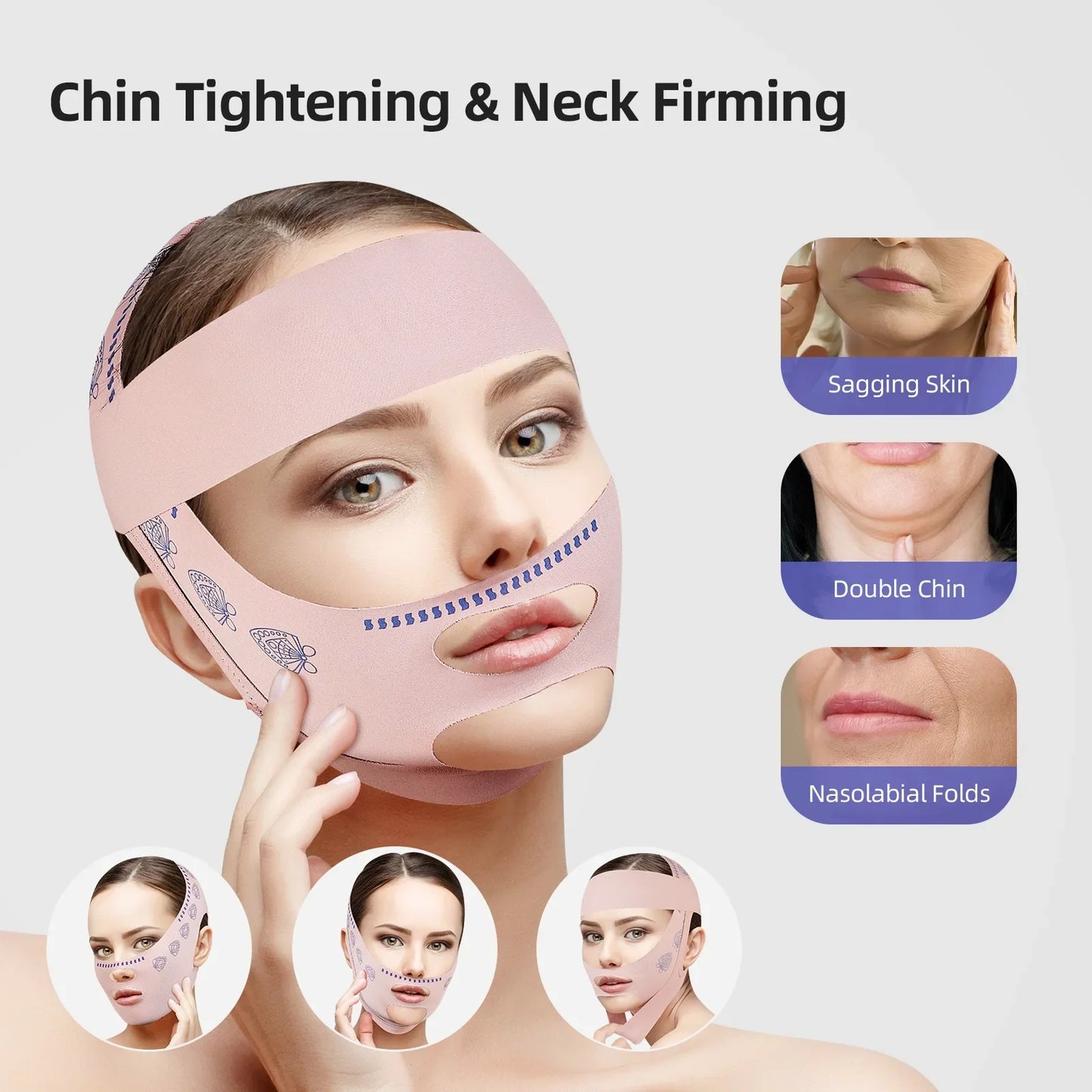 Face Slimming Band – V Line Lifting & Anti-Wrinkle Strap