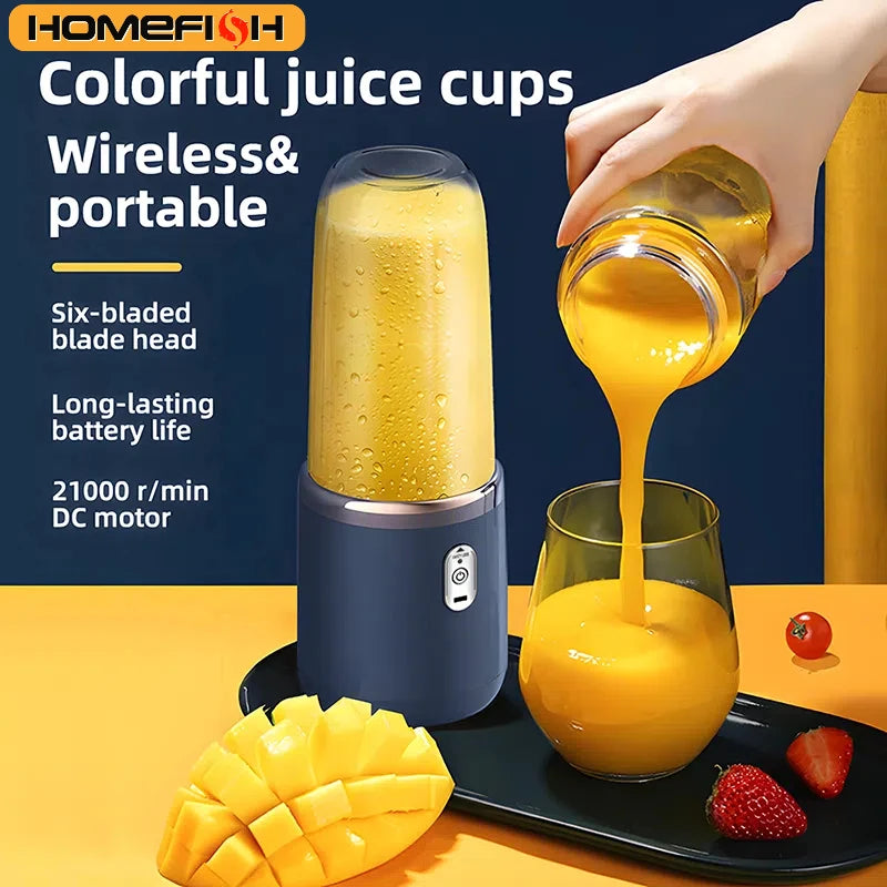 Portable 400ml USB Juicer Blender – Electric & Compact