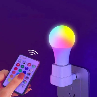 Smart RGB Bulb – Adjustable Color & Brightness Light