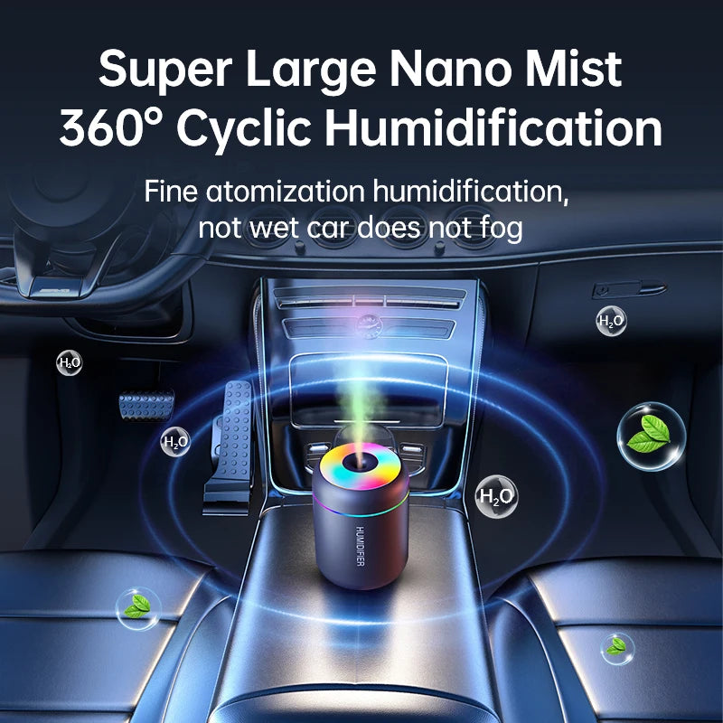 Mini USB Humidifier & Essential Oil Diffuser – For Bedroom