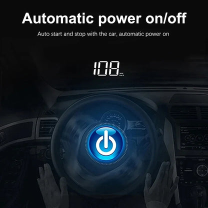 Vehicle Speed Meter – Easy-to-Read Windshield HUD