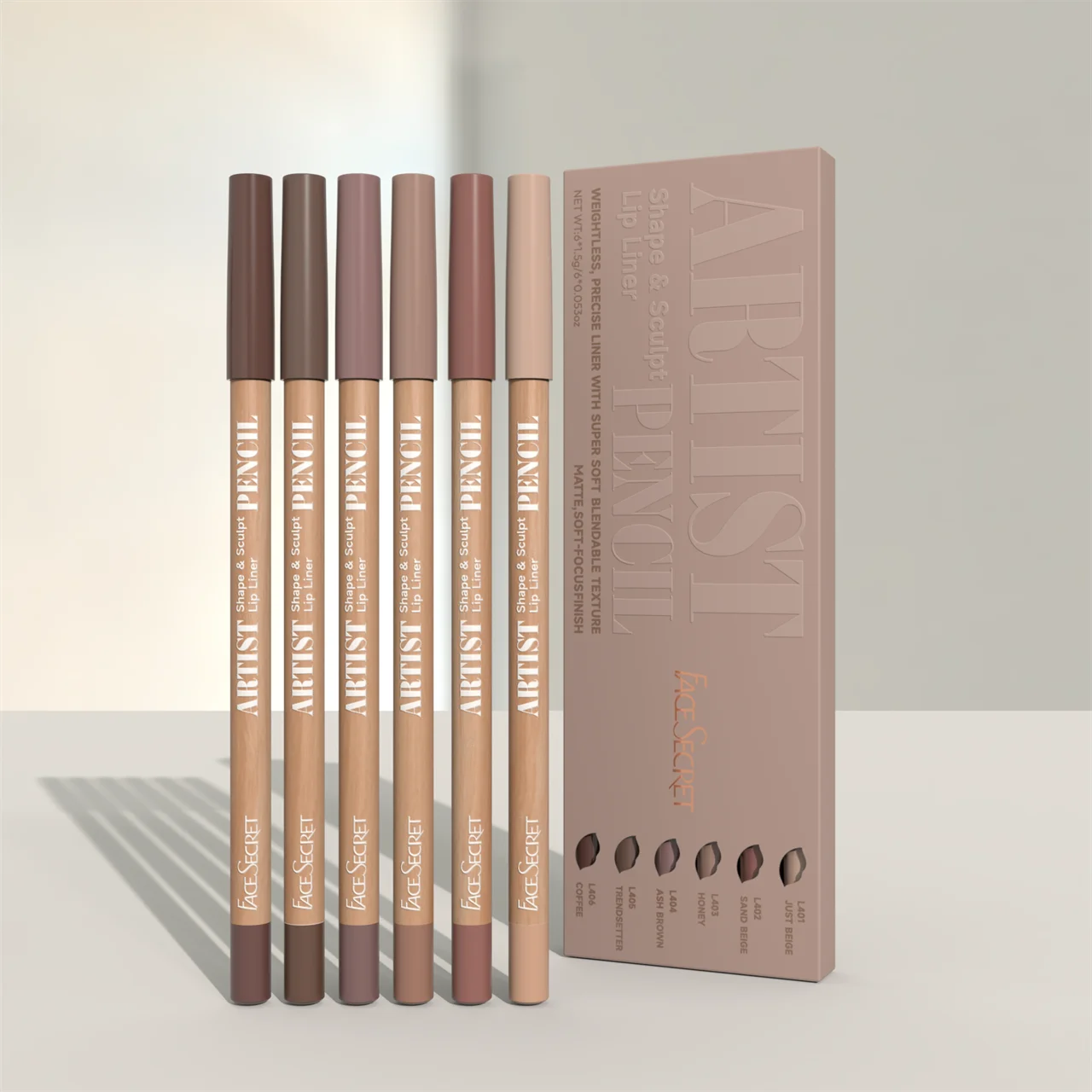 Lip Liner Pencil Set – Smooth, Long-Lasting & Easy to Blend
