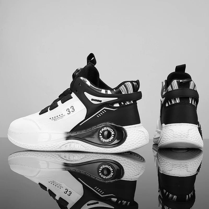 Comfortable Men’s Outdoor Sneakers – Rotating Buckle & Strong Grip