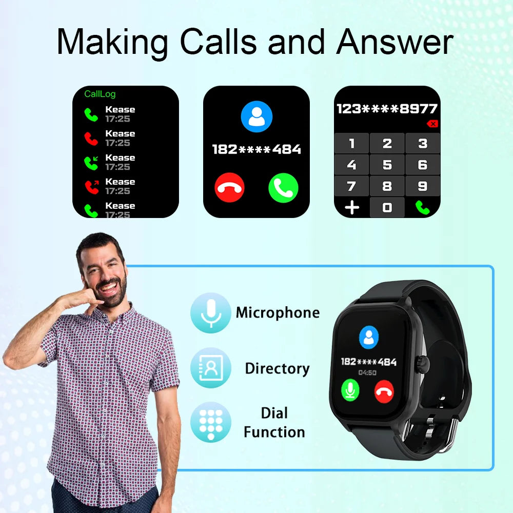 H9/H6 Smartwatch – Bluetooth, Health & Fitness in One