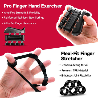Grip Strengthener with Finger Exerciser – Build Power Daily