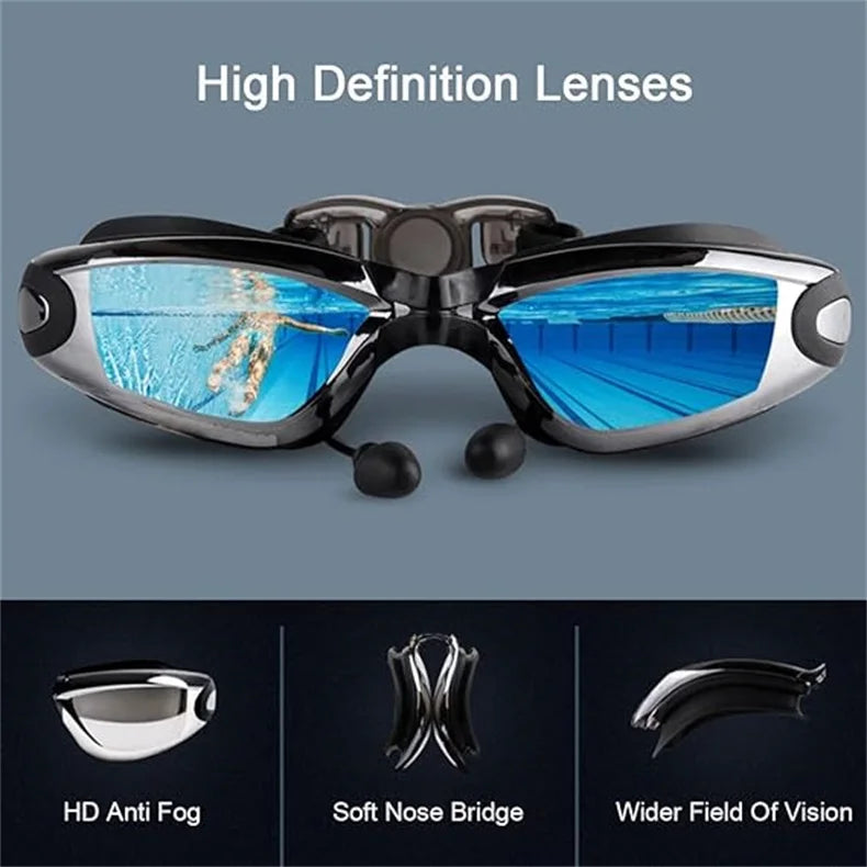 ARENA Pro Swim Goggles – Anti-Fog, Leak Proof & UV Protection