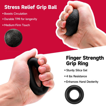 Grip Strengthener with Finger Exerciser – Build Power Daily