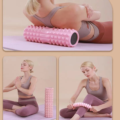 Solid Foam Yoga Roller – 45×13cm for Stretching & Recovery