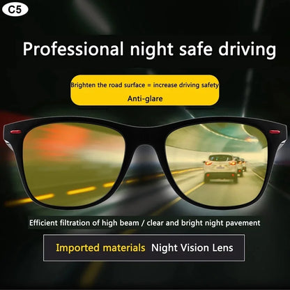 Day & Night Driving Goggles – Outdoor Sport Sunglasses for Night Vision