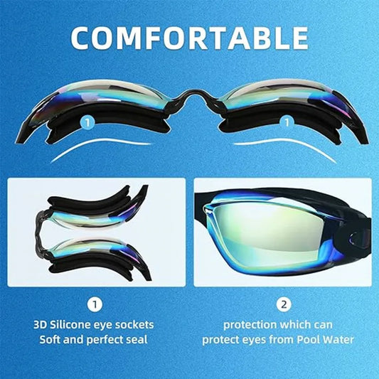 ARENA Pro Swim Goggles – Anti-Fog, Leak Proof & UV Protection