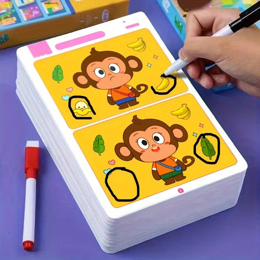 Attention Game – Wipe-Clean Puzzle for Kids