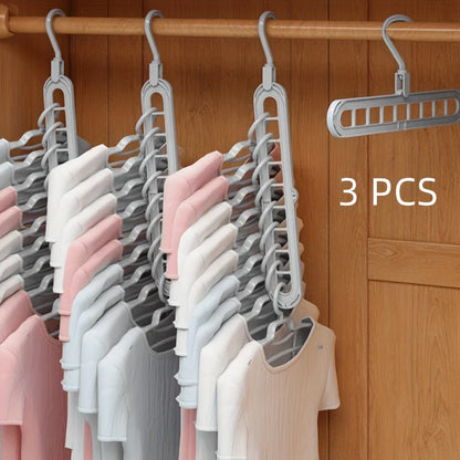 Heavy Duty Space-Saving Foldable Hangers Set