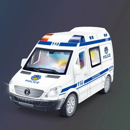 Diecast Emergency Car Set – Sound, Light & Simulation Toys