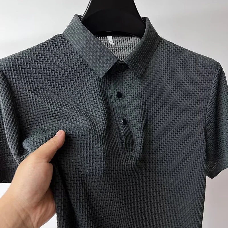Short Sleeve Business Casual Polo Shirt