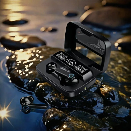 M19 TWS Bluetooth 5.3 Earbuds – 9D HiFi, IPX7, Digital Display