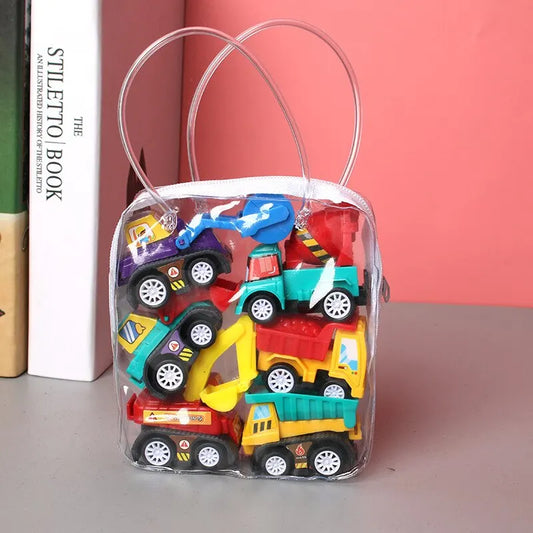Mini Inertial Construction Car Set – Birthday Gift for Kids