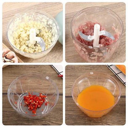 Manual Meat Mincer & Garlic Chopper – Kitchen Tool Accessories