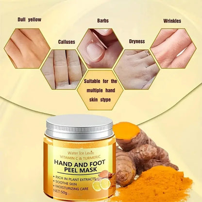 Nourishing Hand Mask – Vitamin C, Turmeric & Skin Softening