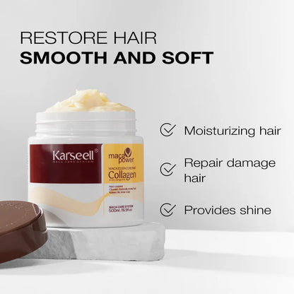 Karseell Collagen Hair Mask – Deep Repair & Argan Oil