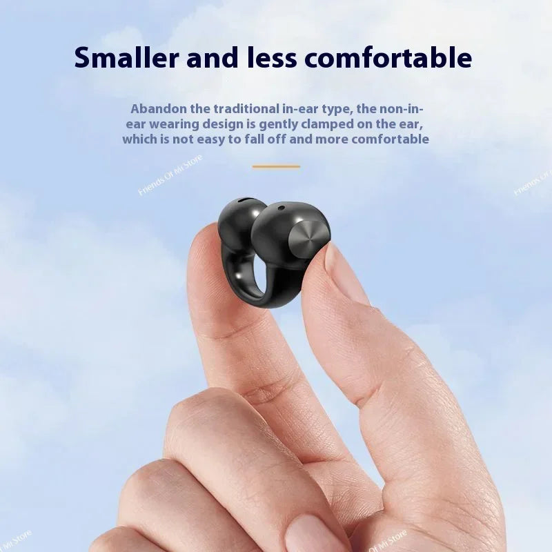 True Bluetooth Ear Clip Headphones – Gaming & Fitness, With Mic