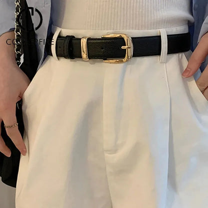 Fashion Leather Belt for Women – Perfect for Dresses & Jeans