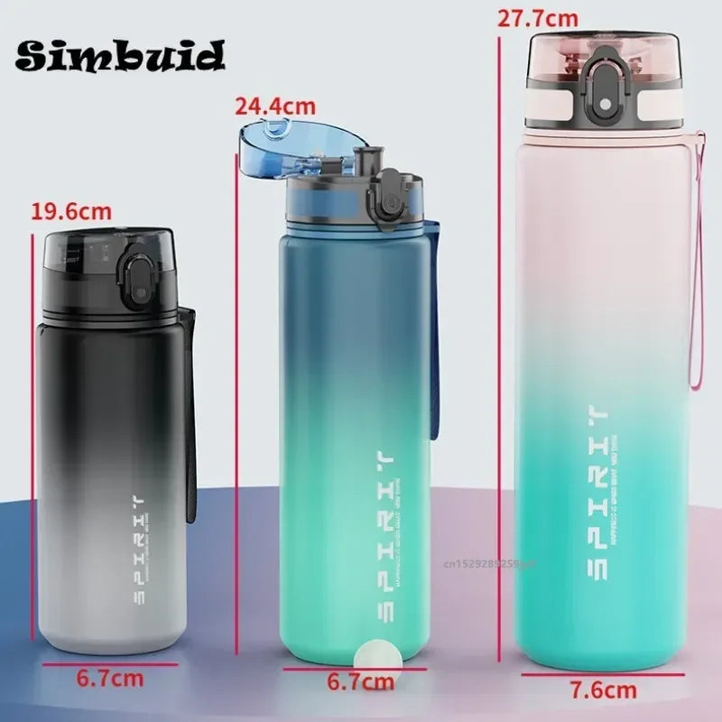 1L Leak-Proof Sports Water Bottle – Colorful & Portable