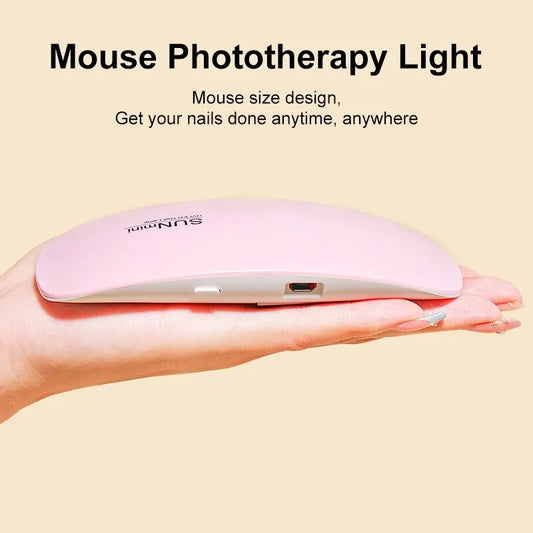 6W Mini Nail Dryer – Portable UV LED Manicure Lamp with USB