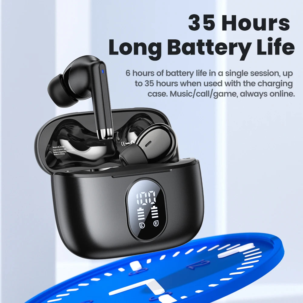 Wireless Sports Earphones – Toocki TWS with LED & Mic
