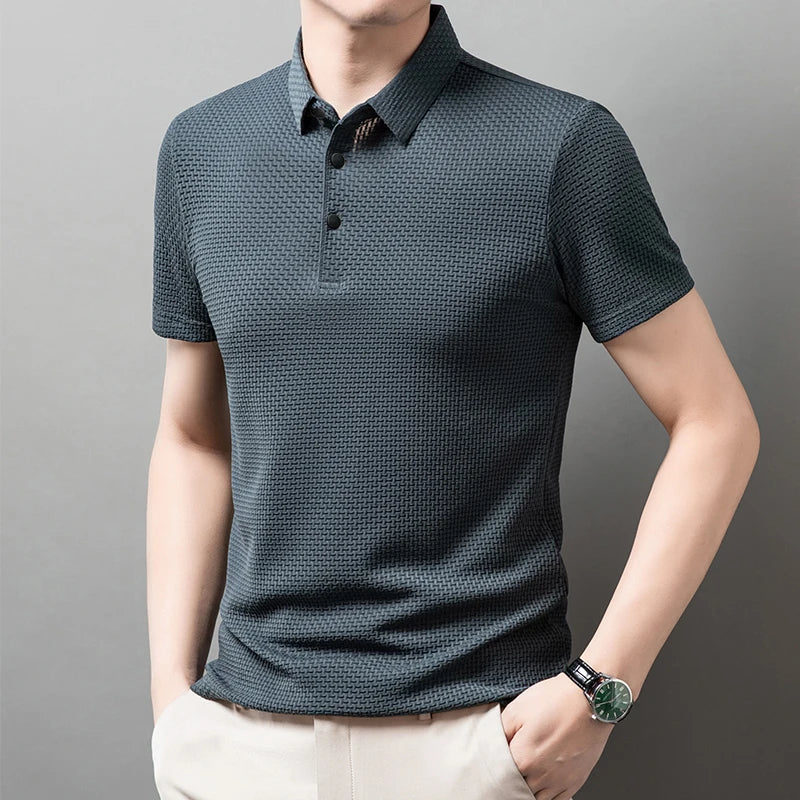 Short Sleeve Business Casual Polo Shirt