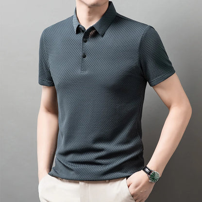 Short Sleeve Business Casual Polo Shirt