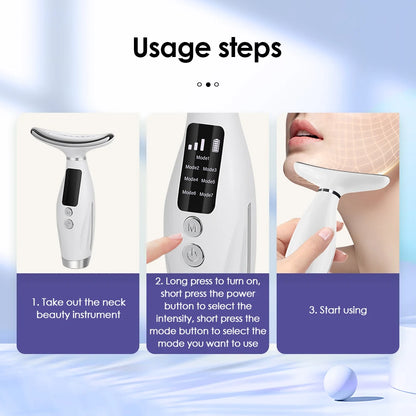Neck & Face Vibration Massager – Personal Beauty Lifting Device