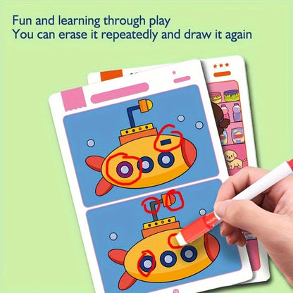Attention Game – Wipe-Clean Puzzle for Kids