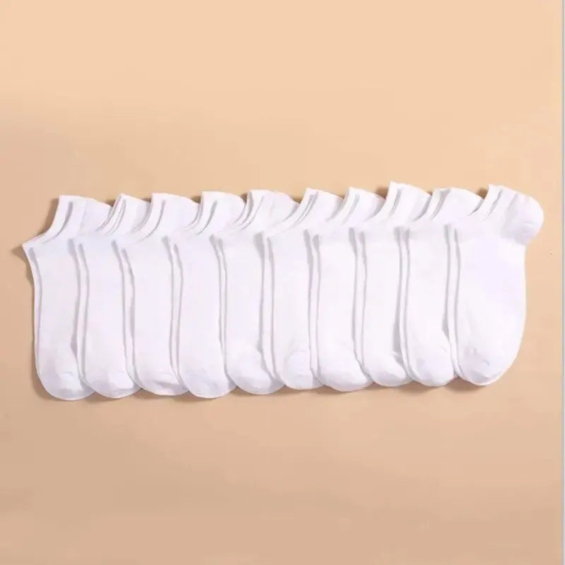 10 Pairs Breathable Boat Socks – Comfy & Odor-Free