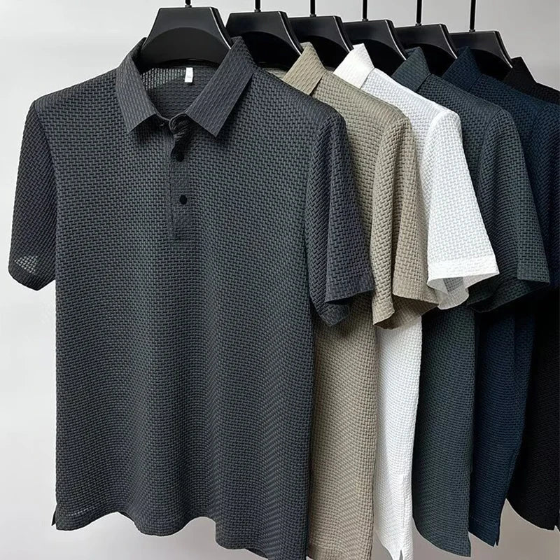 Short Sleeve Business Casual Polo Shirt
