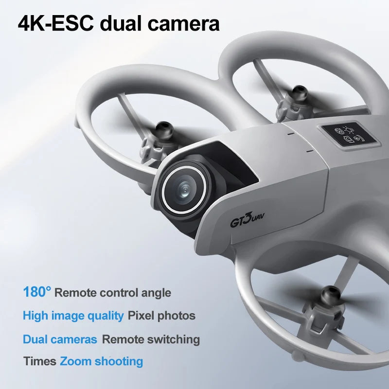 GT3 Mini RC Drone – 4K HD Camera & Obstacle Avoidance